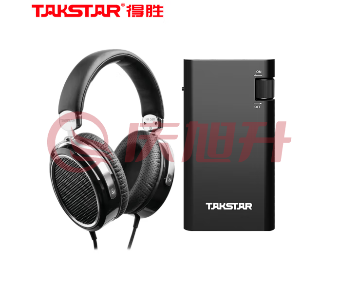 得胜(TAKSTAR)HA 101+HF 580平板振膜发烧HiFi K歌录音头戴式耳机+便携耳机放大器耳放组合套装 TJRRSFYJD2023030116051813 SKU：QXS13120