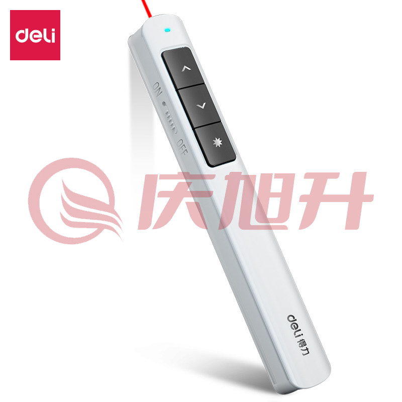 得力(deli) 2808L激光翻页笔(灰)(支) SKU：QXS12969