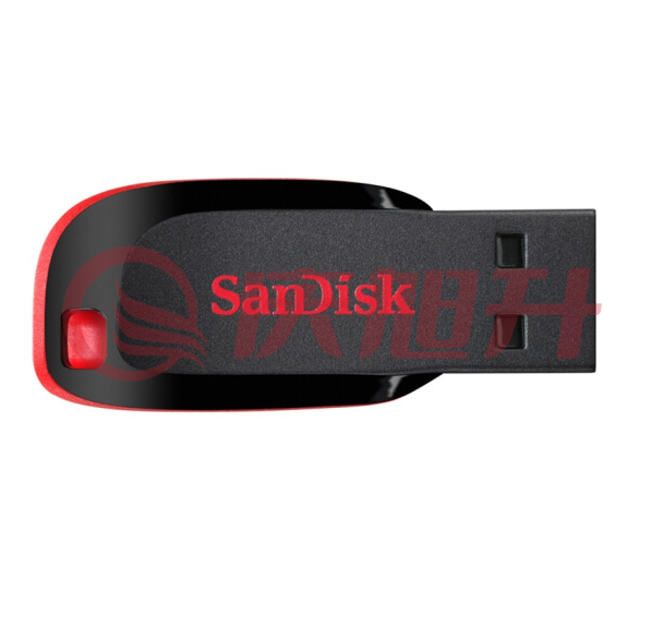 闪迪 (SanDisk)32GB USB2.0 U盘 CZ50酷刃 黑红色. SKU：QXS13804