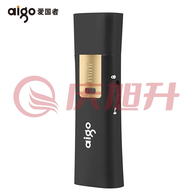 爱国者(aigo)64GB USB3.0 U盘 L8302写保护 黑色 防病毒入侵 防误删 高速读写U盘 SKU：QXS13647