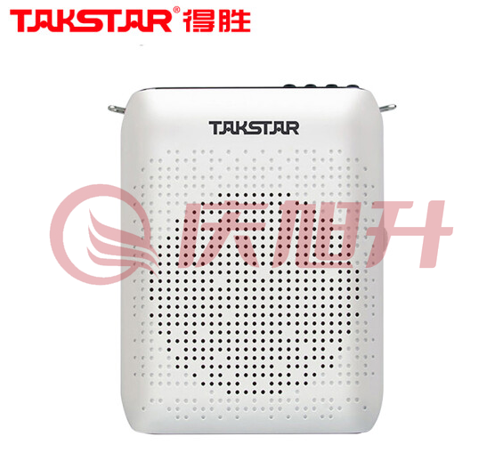 得胜(TAKSTAR)E220便携式蓝牙扩音器 教学专用小蜜蜂导游老师腰挂扩音器 耳麦喇叭带FM迷你小音箱 白色 SKU：QXS13009