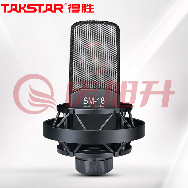 得胜(TAKSTAR) SM-18 EL麦克风 K歌直播设备专业录音唱歌话筒手机电脑通用外置声卡套装 SM-18 EL官方标配 银色TJRRSFYJD202303011617050 SKU：QXS13127