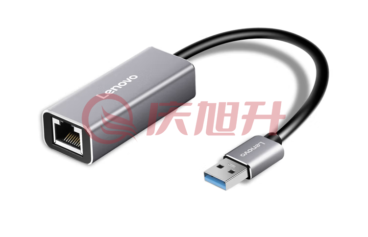 联想 F1-U01 USB3.0千兆有线网卡转RJ45网线接口转换器 usb分线器3.0转千兆网口转接头 usb转网口 usb网卡 SKU：QXS13341