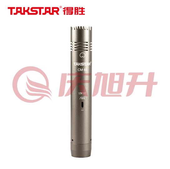 得胜 (TAKSTAR) CM-60电容麦克风小提琴钢琴吉他古筝萨克斯舞台演奏乐器录音拾音 金色 SKU：QXS13037