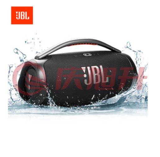 JBL BOOMBOX3 音乐战神三代3代 便携式蓝牙音箱 低音炮 户外音箱 IP67防尘防水 Hifi音质 桌面音响 SKU：QXS13501