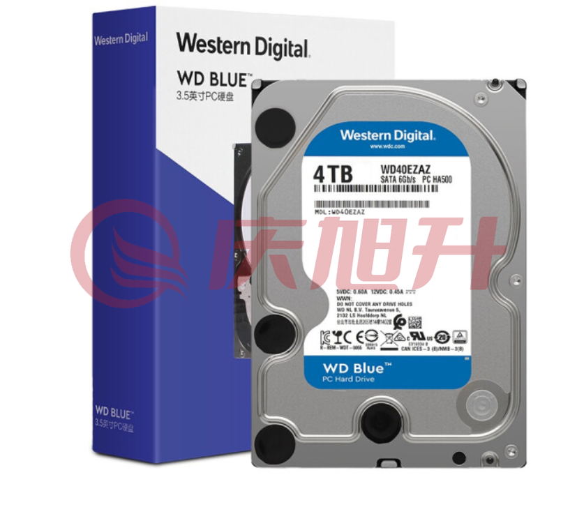 西部数据(WD)蓝盘 4TB SATA6Gb/s 256MB 台式机械硬盘(WD40EZAZ)  f55 SKU：QXS14001