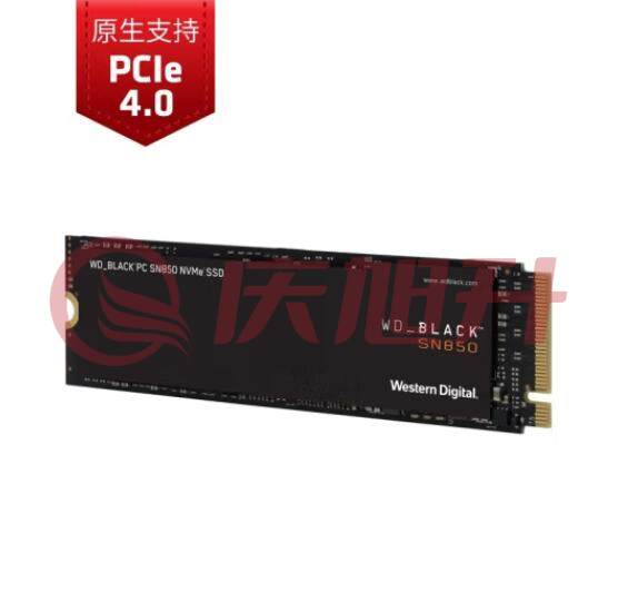 西部数据 BLACK SN850 NVMe SSD固态硬盘 M.2接口 SKU：QXS14036