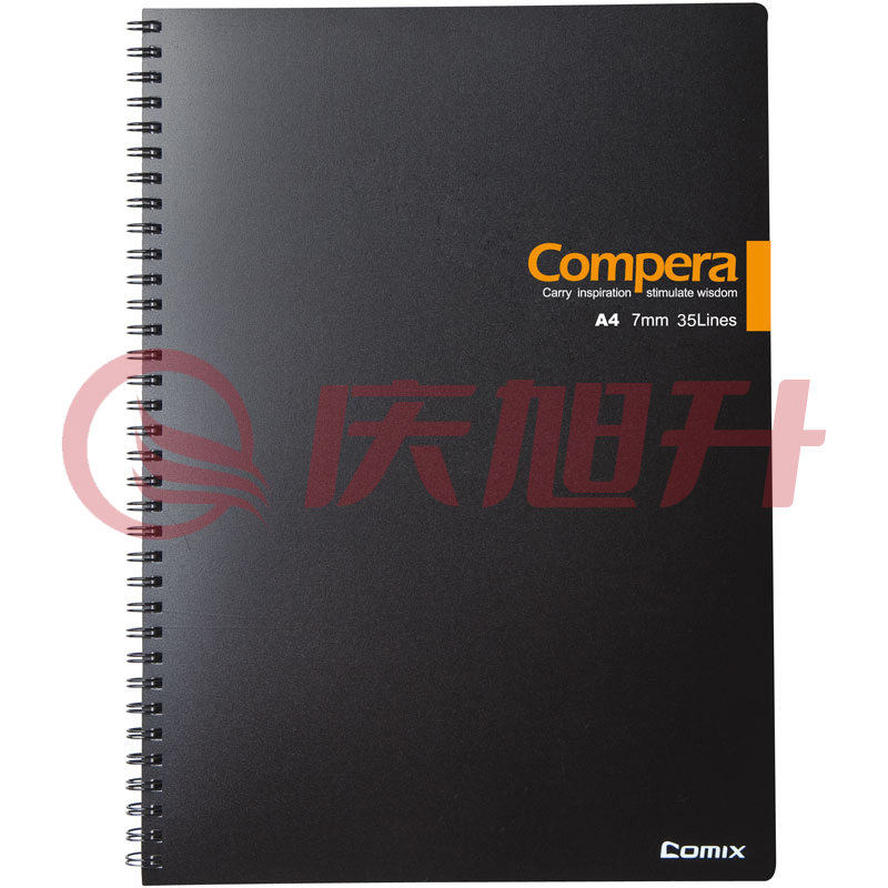 齐心  CPA4807 Compera双螺旋PP面本 A4 80张   XTGM02021428332390 SKU：QXS14157